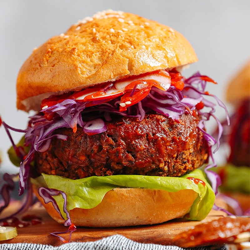 Smoked Veggie Burger